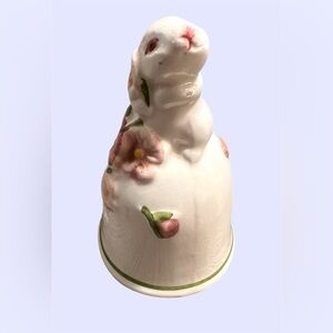 Avon Vintage Mini Ceramic Bunny Bell
